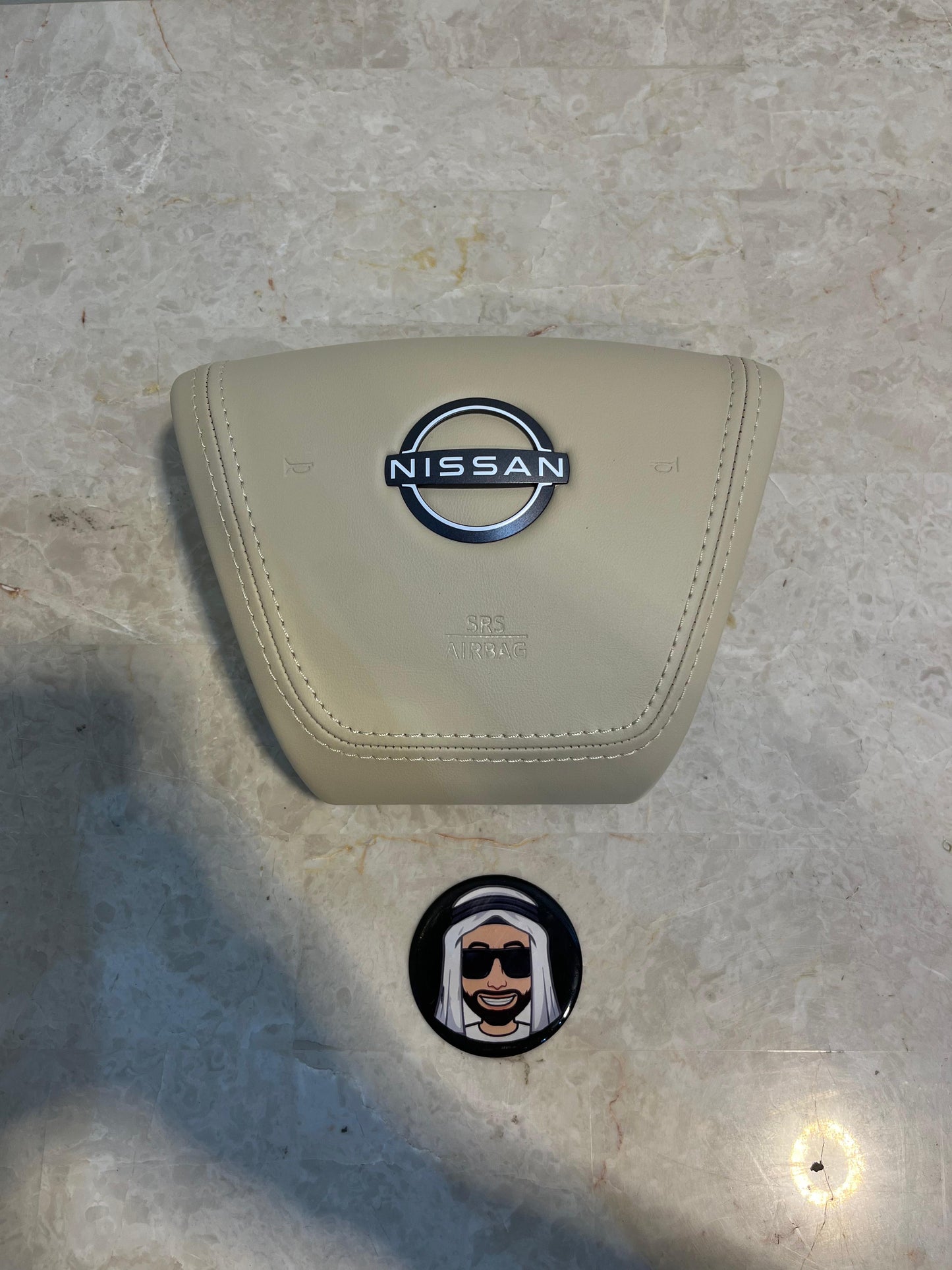 Y62 2010-2017 Beige Airbag Cover - Nissan Patrol