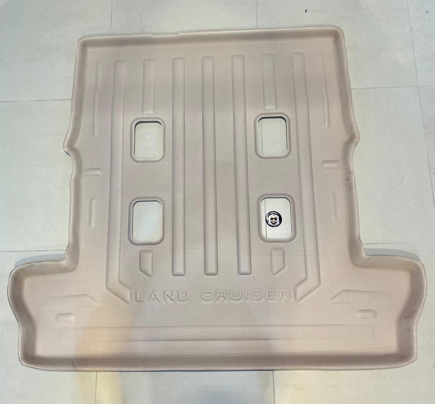 Waterproof Beige Rear Trunk Floor Tray - Toyota Land Cruiser LC200