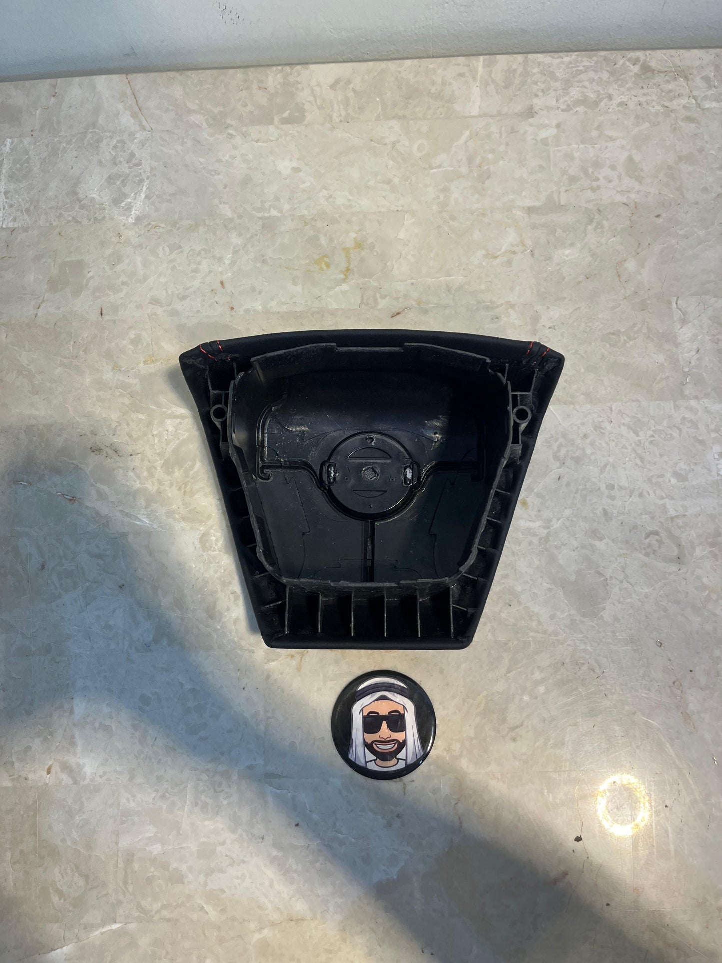 Y62 2018-2024 NISMO Black Airbag Cover - Nissan Patrol