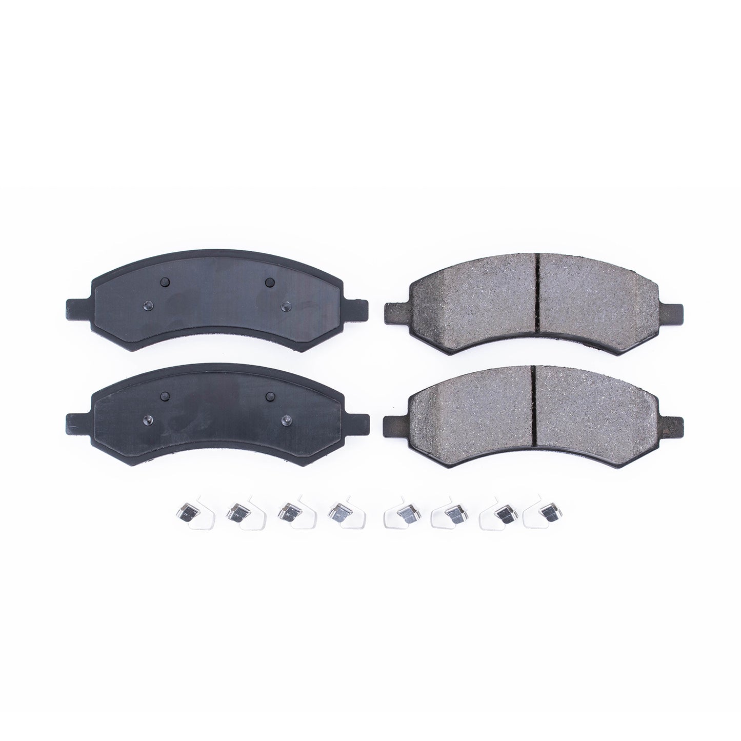 Dodge RAM 1500 Classic 2006 to 2023 - Front Carbon Fiber Ceramic Brake Pads by PowerStop NextGen (Dakota Durango Jeep Wrangler J8) (NXT-1084)