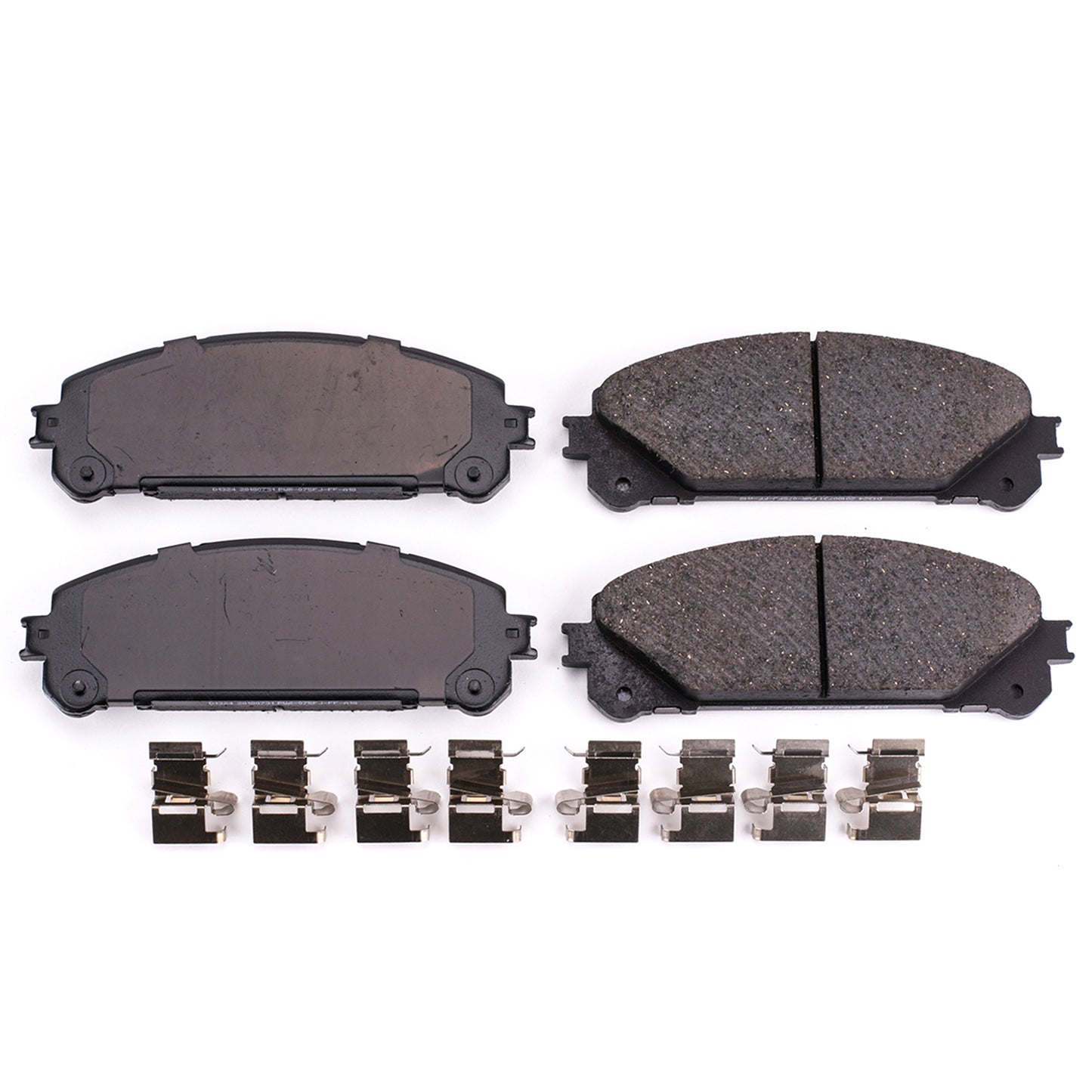 Toyota Lexus - Front Carbon Fiber Ceramic Brake Pads by PowerStop NextGen (Highlander Sienna Avalon Camry RAV4 bZ4X RX350L RX450hL NX200t NX250 NX300h NX350h Prime TRD GCC USA) (NXT-1324)