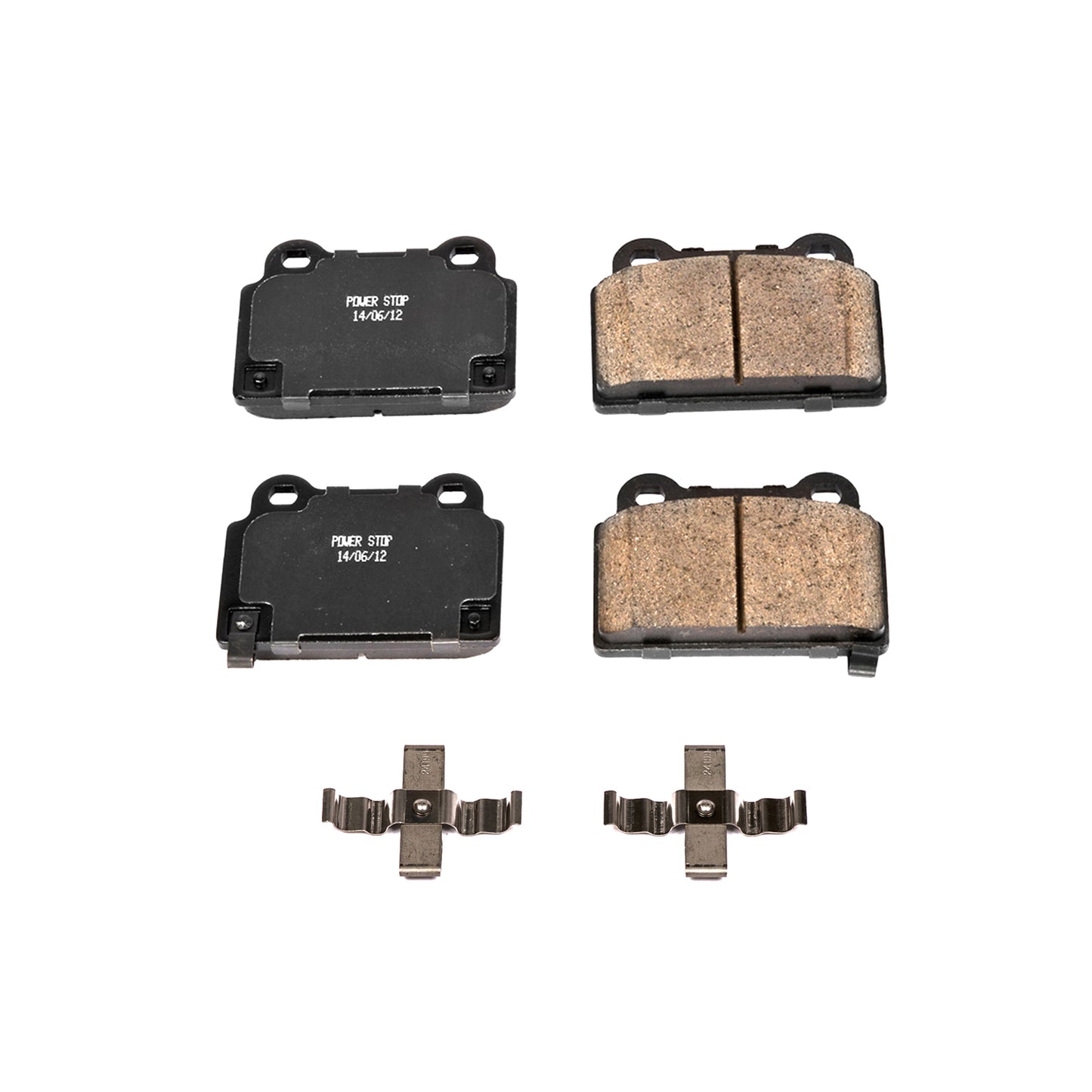 Lancer Evolution (2008-2015) - Rear Carbon Fiber Ceramic Brake Pads by PowerStop NextGen (Mitsubishi) (NXT-1368)