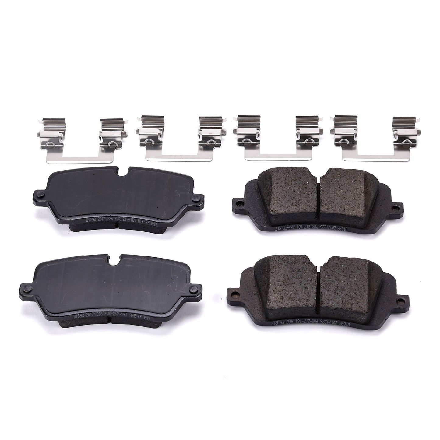 Land Rover - Rear Carbon Fiber Ceramic Brake Pads by PowerStop NextGen (Range Rover Vogue HSE SVR Sport Supercharged V6 V8 2-Piston Defender 90 110 130) (NXE-1692)