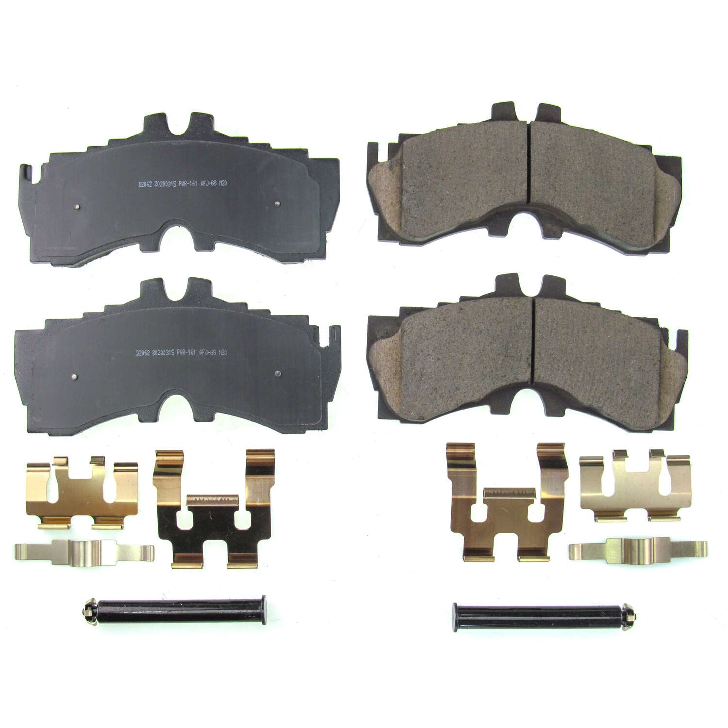 Lexus LC500 and LS500F Sport 2018 to 2022 - Front Carbon Fiber Ceramic Brake Pads by PowerStop NextGen (LC500h) (NXT-2062)
