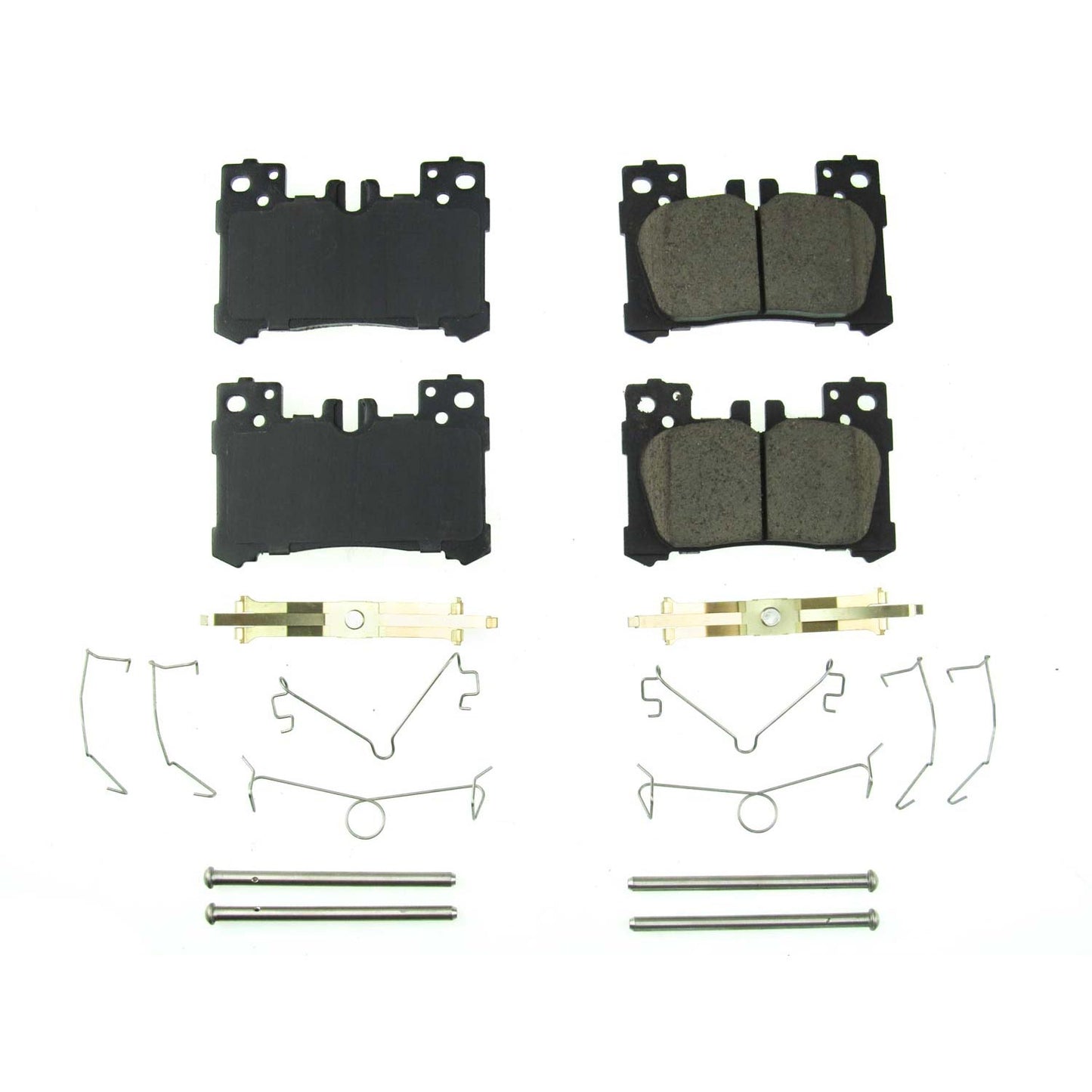Lexus LC500 and LS500F Sport 2018 to 2022 - Rear Carbon Fiber Ceramic Brake Pads by PowerStop NextGen (LC500h) (NXT-2063)