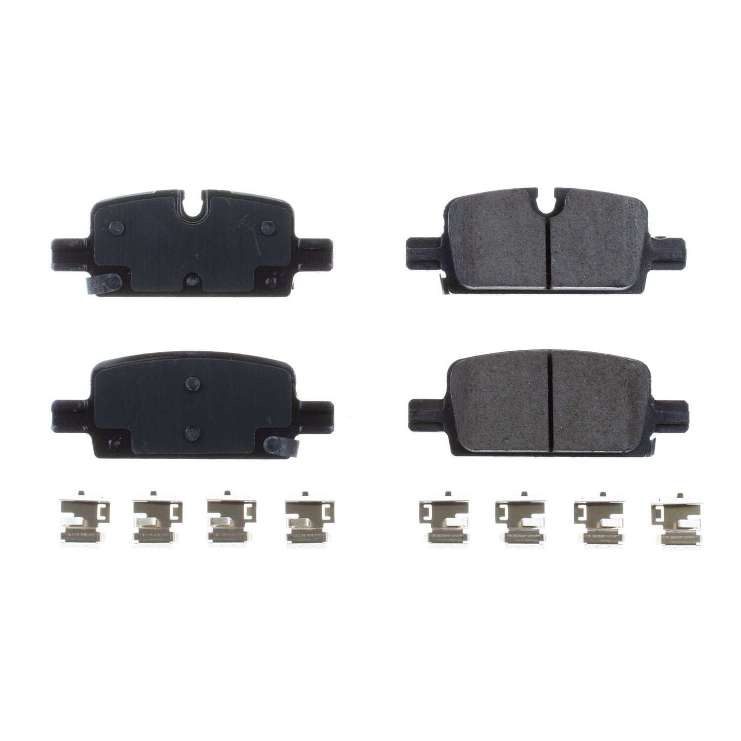 GMC Chevrolet 2019+ Rear Carbon Fiber Ceramic Brake Pads by PowerStop NextGen (Sierra Silverado 1500 Tahoe Suburban Yukon XL Denali Cadillac Escalade Colorado Canyon Hummer EV Pickup Rivian R1S R1T) (NXT-2174)
