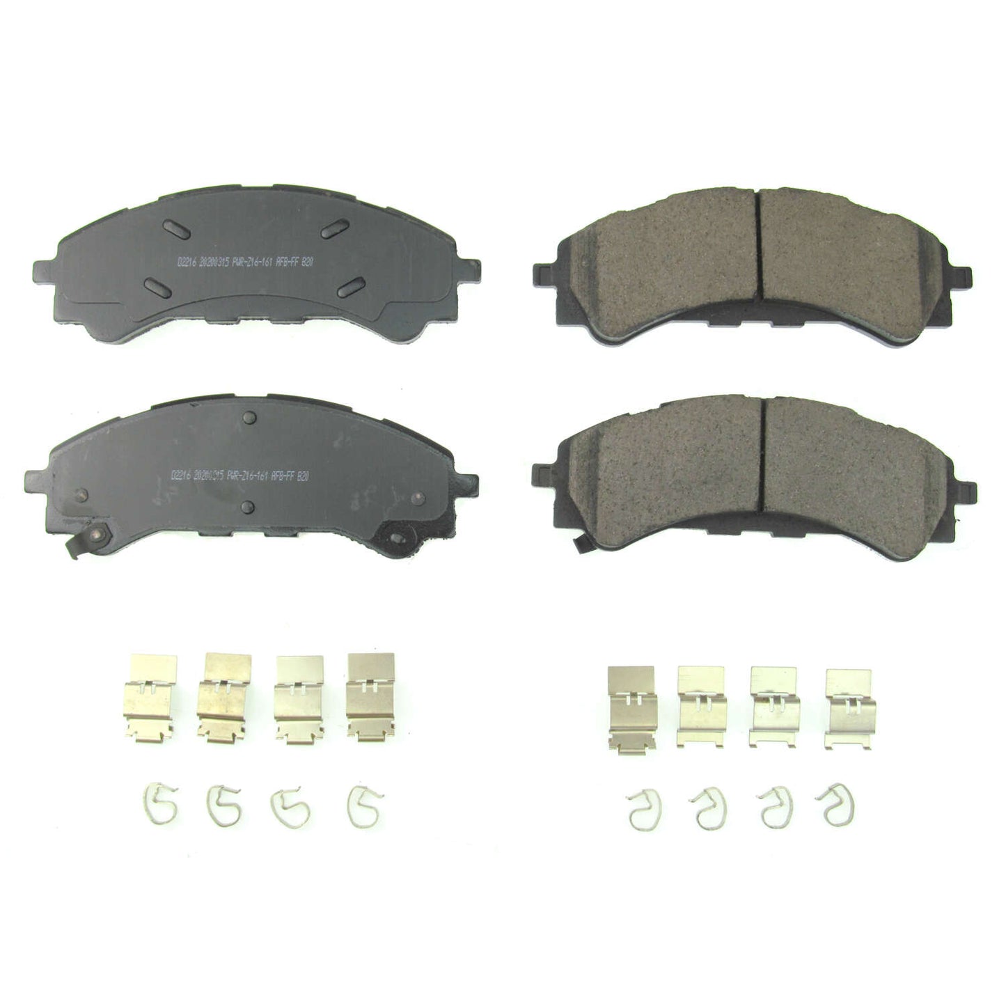 Ford Bronco and Ranger - Front Carbon Fiber Ceramic Brake Pads by PowerStop NextGen (NXT-2216)