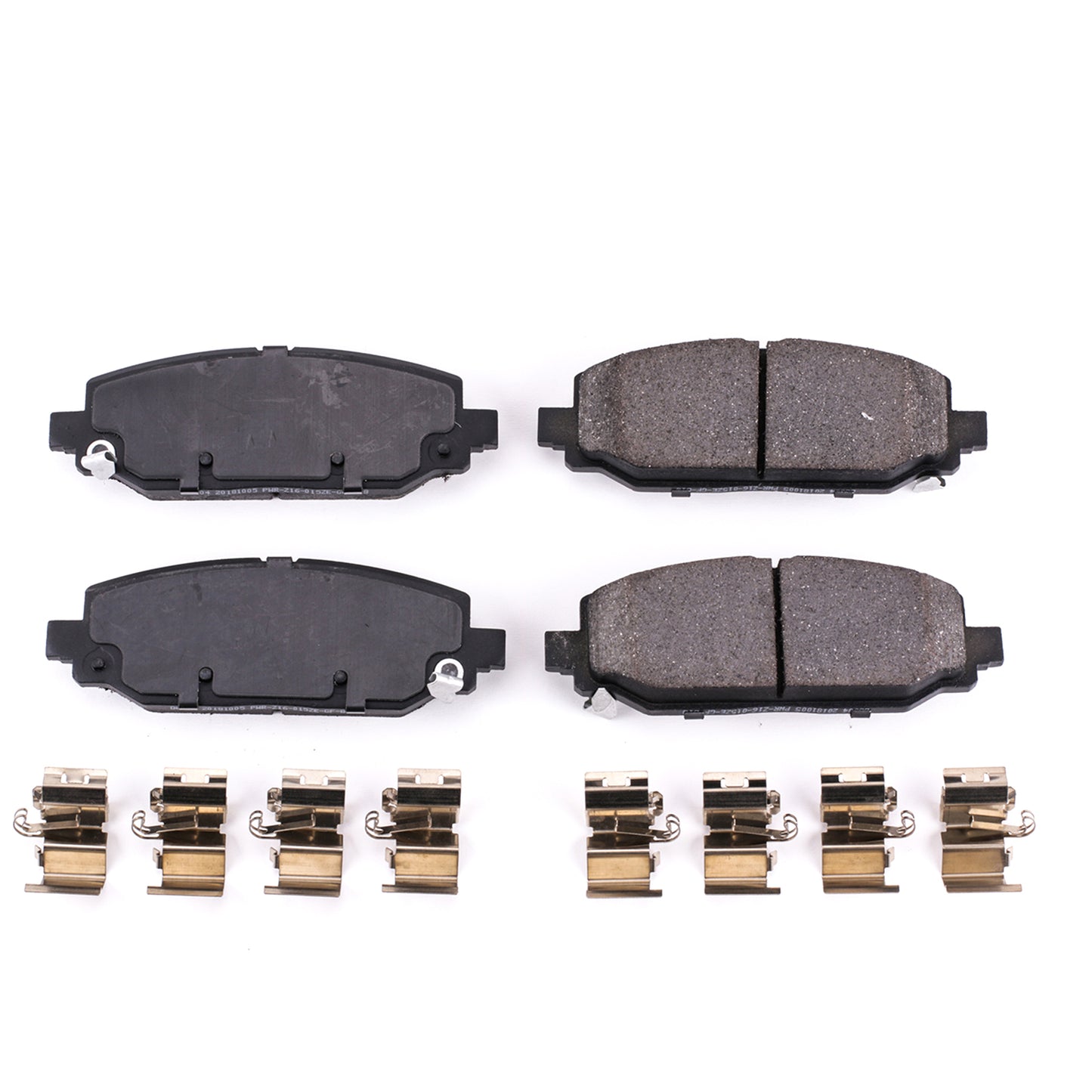 Jeep Wrangler JL (Brake Code BR2 BR6) - Rear Carbon Fiber Ceramic Brake Pads by PowerStop NextGen (NXT-6004)