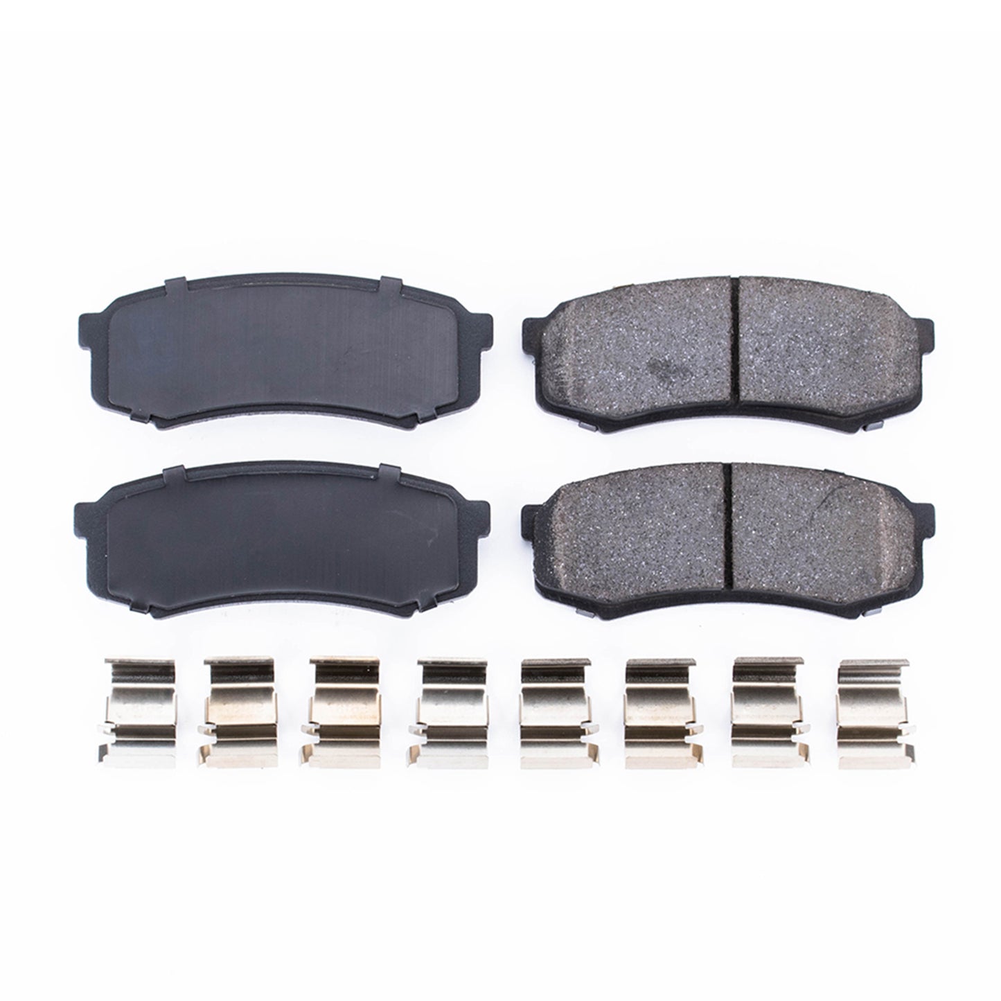Toyota FJ Land Cruiser LC80 Prado Sequoia 4Runner Lexus GX - Rear Carbon Fiber Ceramic Brake Pads by PowerStop NextGen (NXT-606)