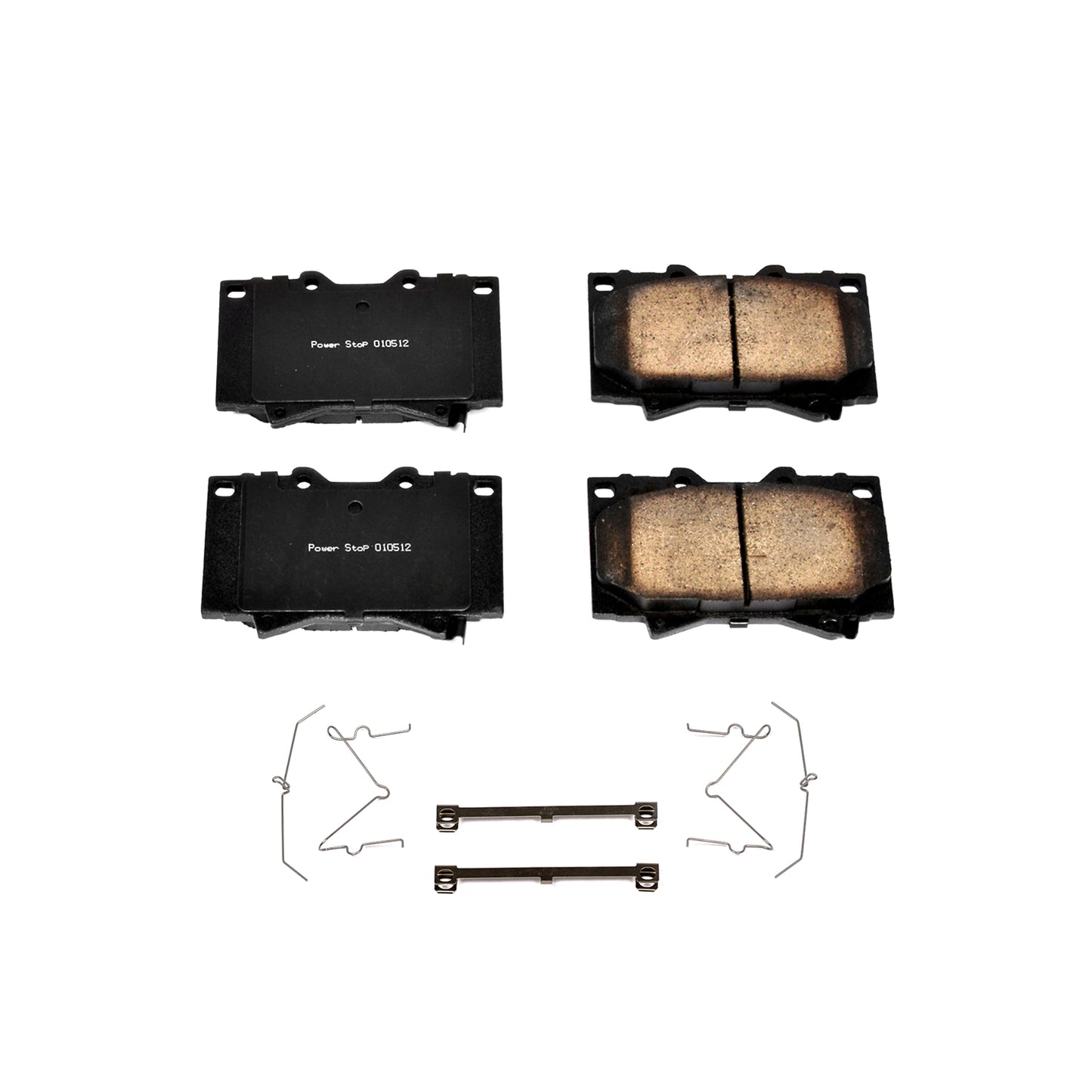 Toyota LC70 LC100 and Lexus LX470 - Front Carbon Fiber Ceramic Brake Pads by PowerStop NextGen (Land Cruiser) (NXT-772)