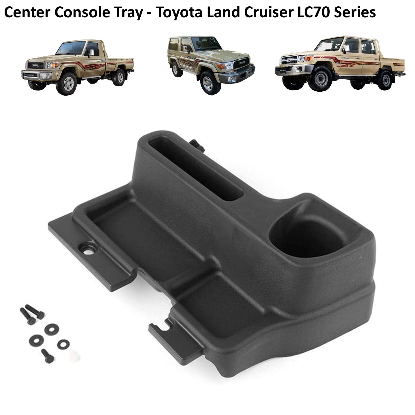 Center Console Tray - Toyota Land Cruiser LC70 Series