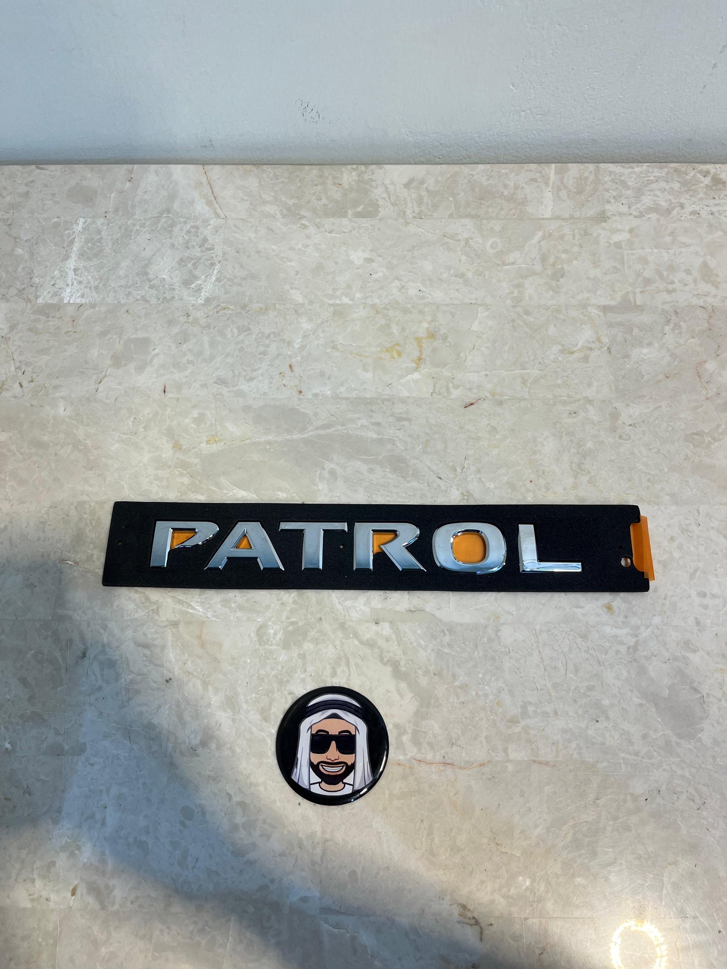 PATROL Hood or Jerry Can Holder Emblem Badge - Nissan Patrol Y61 GU VTC Y62