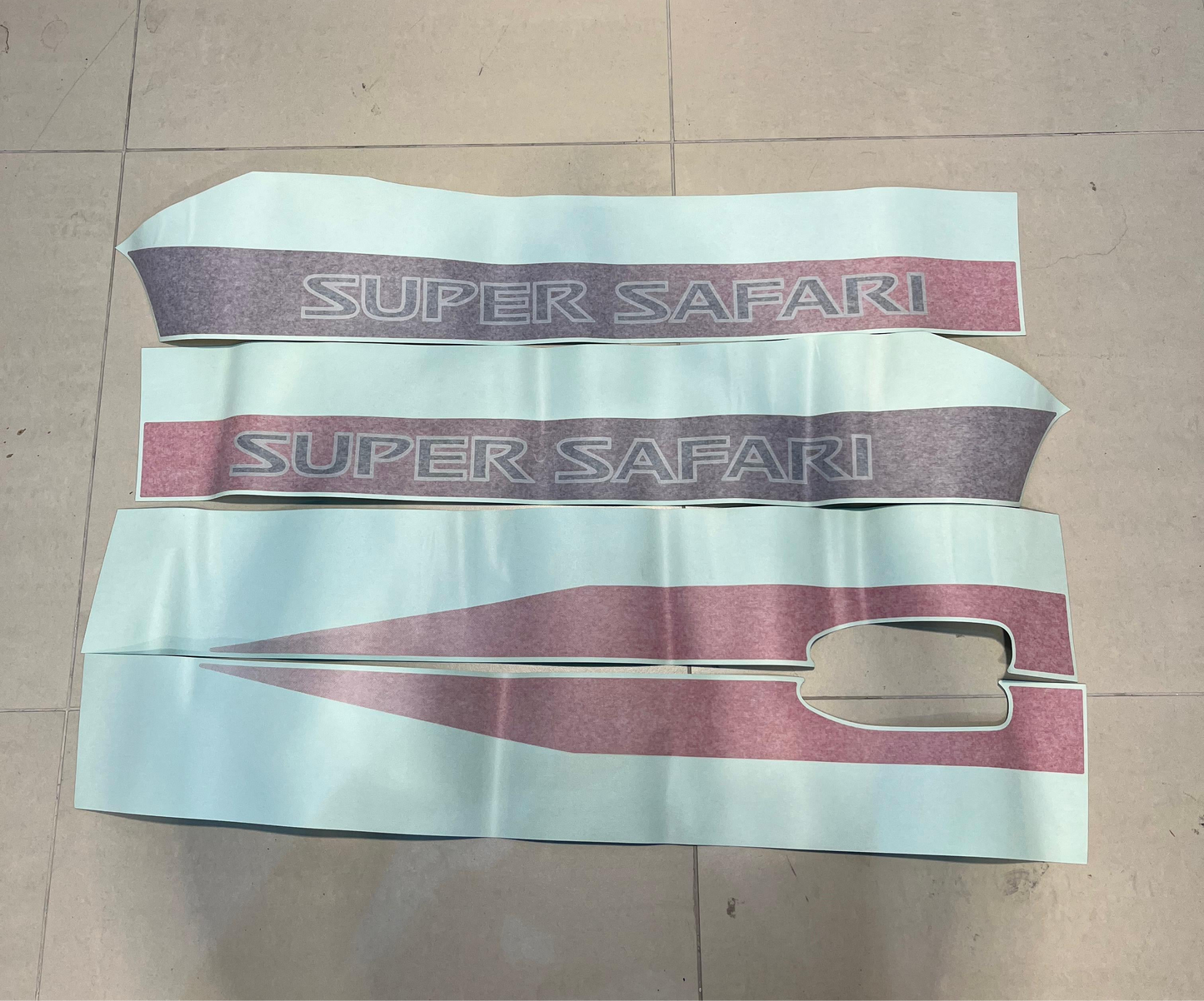 Super Safari 4-door 2019 2020 Side Stripe Stickers - Nissan Patrol Y61 VTC GU