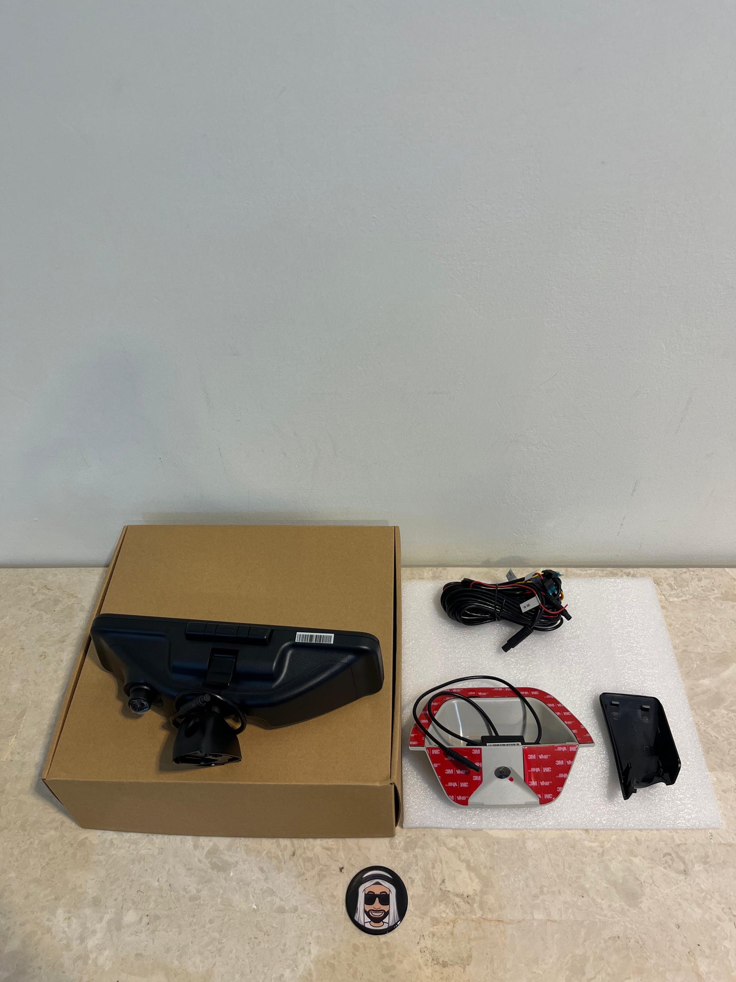 Smart Digital Rear View Live Mirror with front camera recording Nissan Patrol Y62