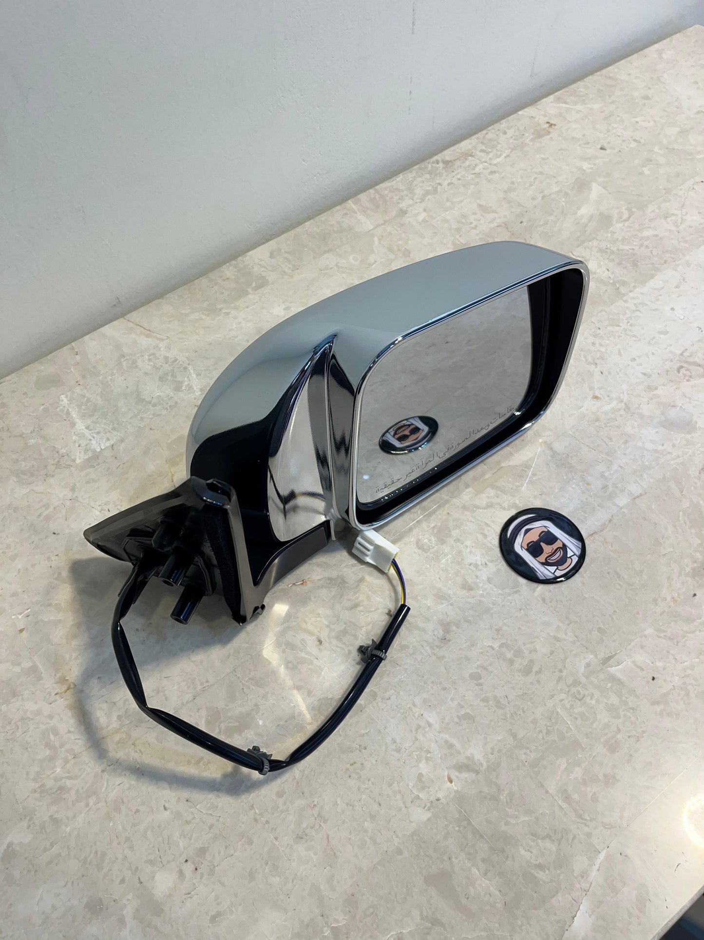 Right Side Mirror Assembly (Chrome) Nissan Patrol Safari Y61 GU VTC