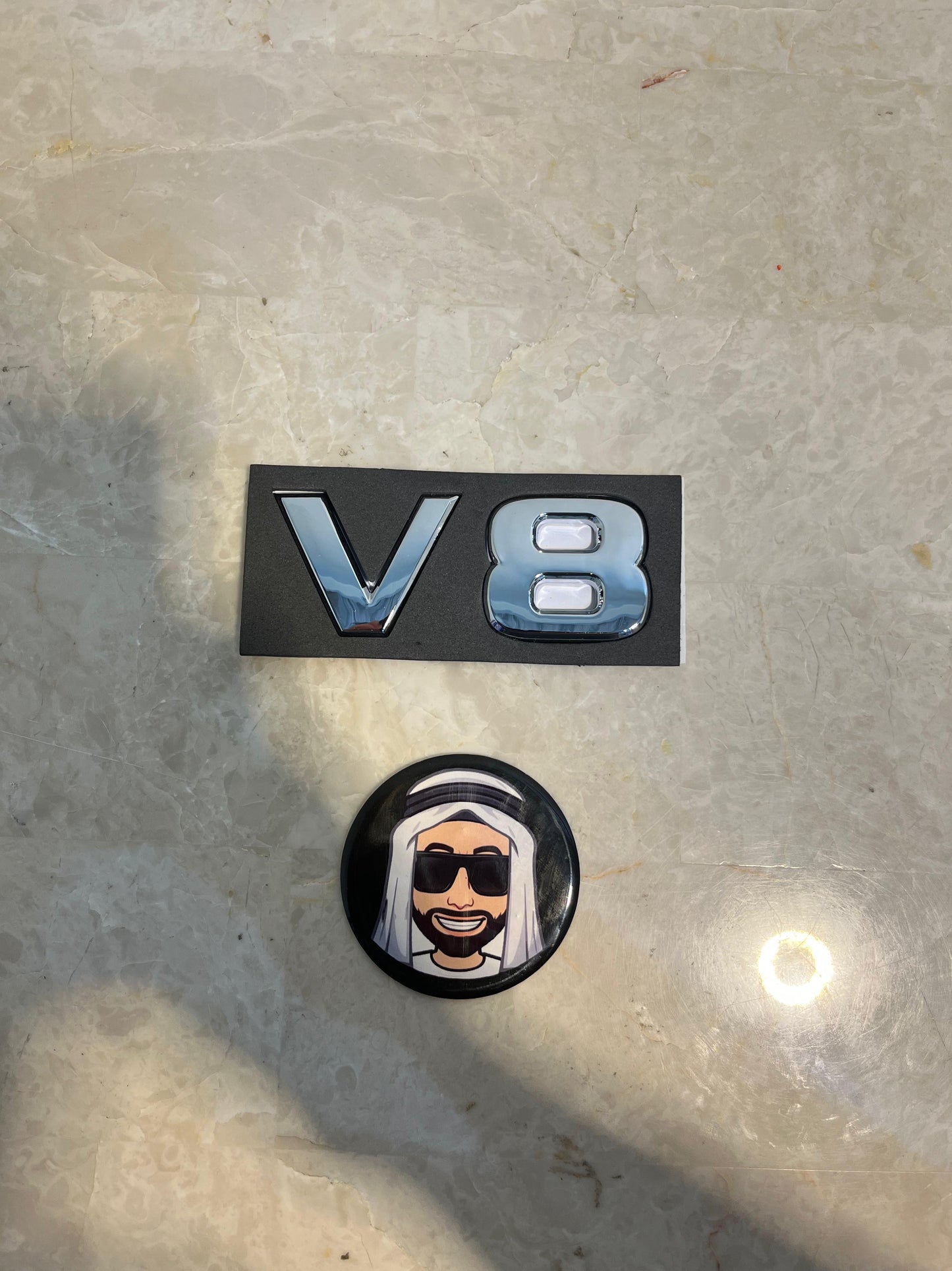 Y62 V8 Emblem Badge - Nissan Patrol