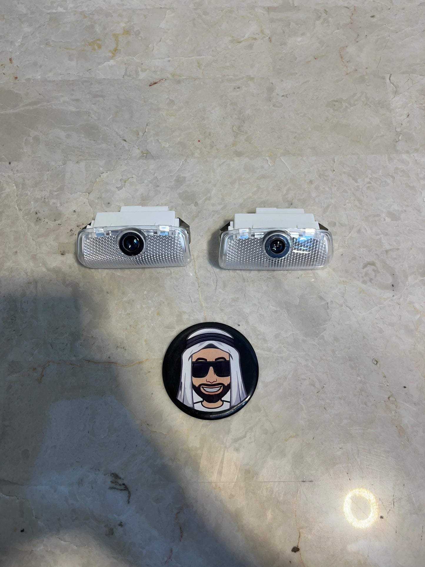 Y62 PATROL 3D Logo Door Courtesy Light Set - Nissan Patrol