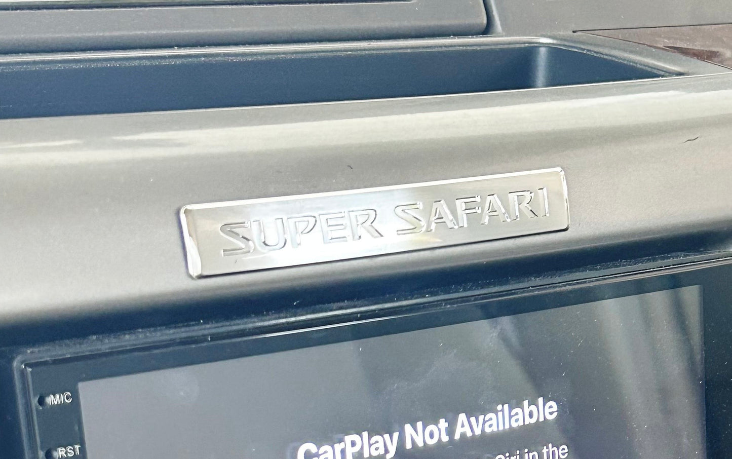 Super Safari Interior Emblem Badge - Nissan Patrol Y61 GU VTC