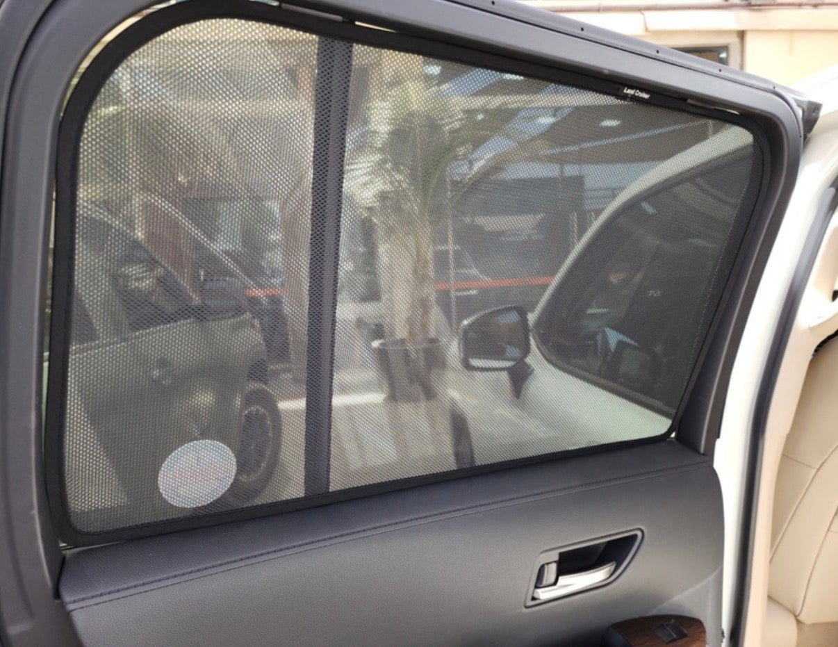 Magnetic Laser Sun Shades Kit - Toyota Land Cruiser LC300 (7 pieces)