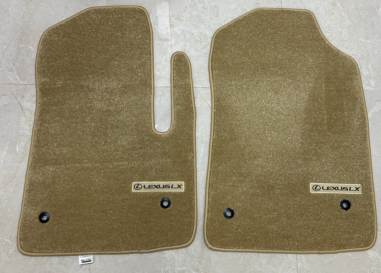 Lexus LX570 2008-2011 Luxury Beige Floor Mats with Logo