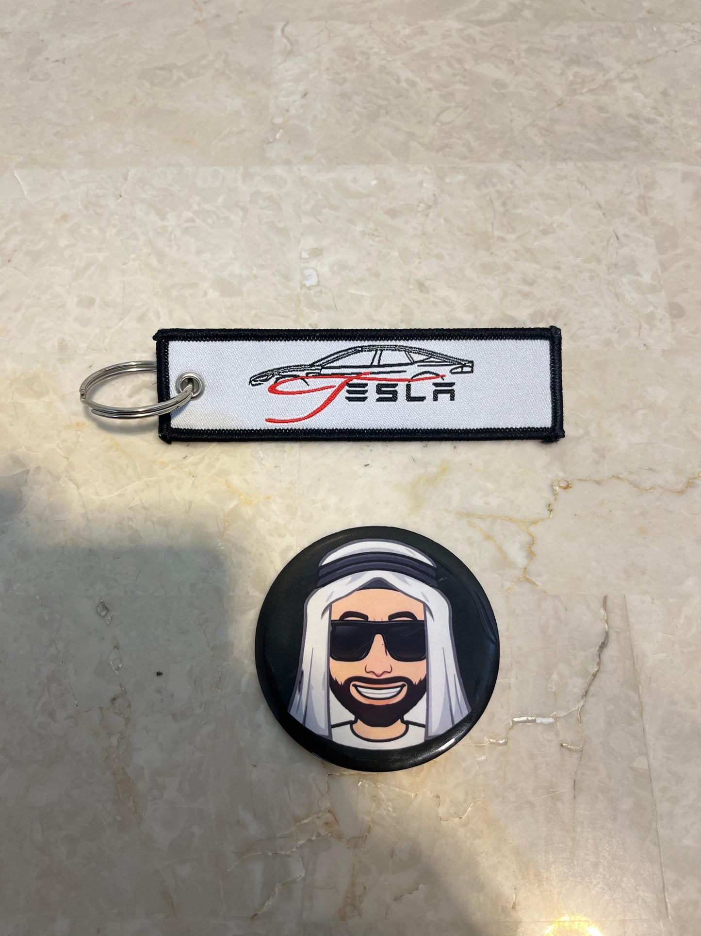 Tesla Key Chain
