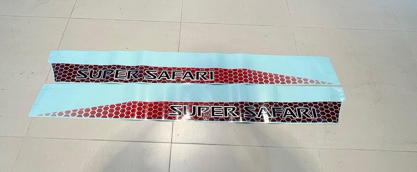 Super Safari SWB 2021 2022 Side Stripe Stickers - Nissan Patrol Y61 VTC GU