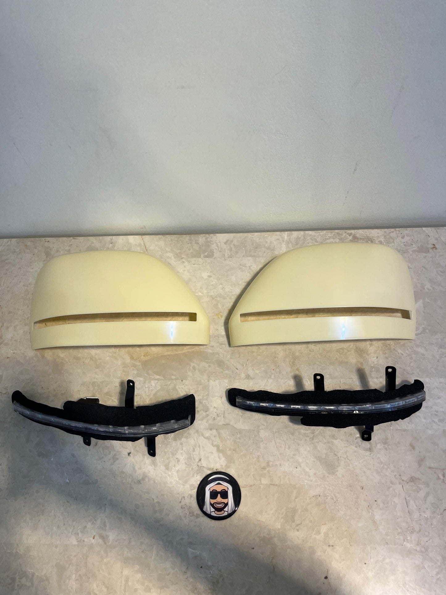 Side Mirror Covers with Sequential LED Lights Nissan Patrol Y62