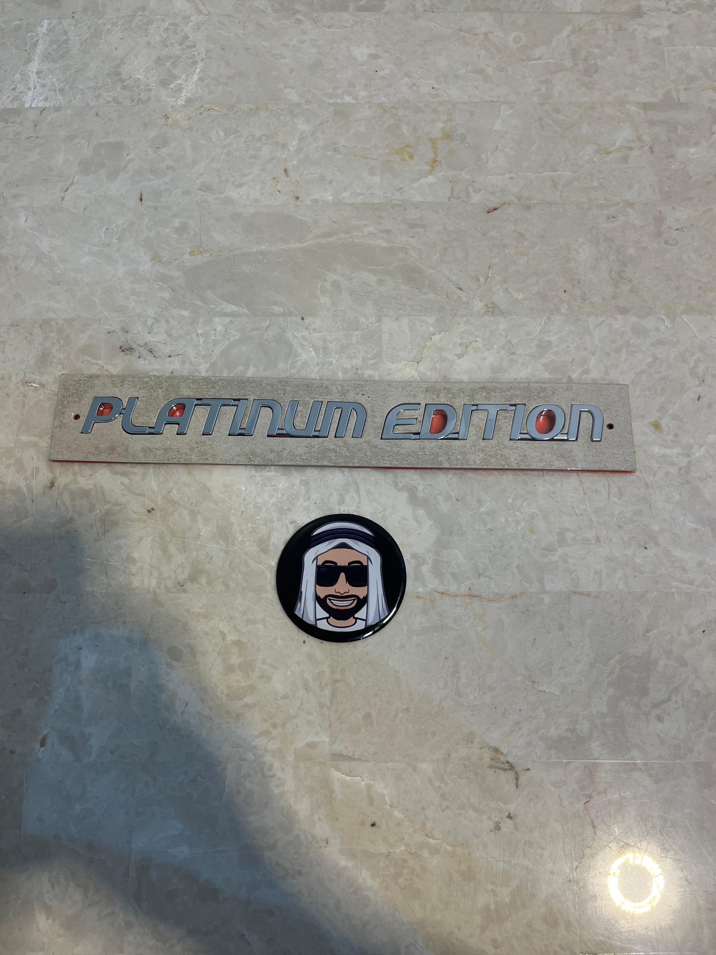 Platinum Edition Emblem Badge - Toyota Land Cruiser LC200