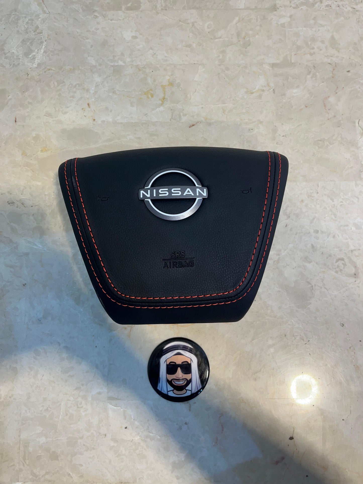 Y62 2018-2024 NISMO Black Airbag Cover - Nissan Patrol