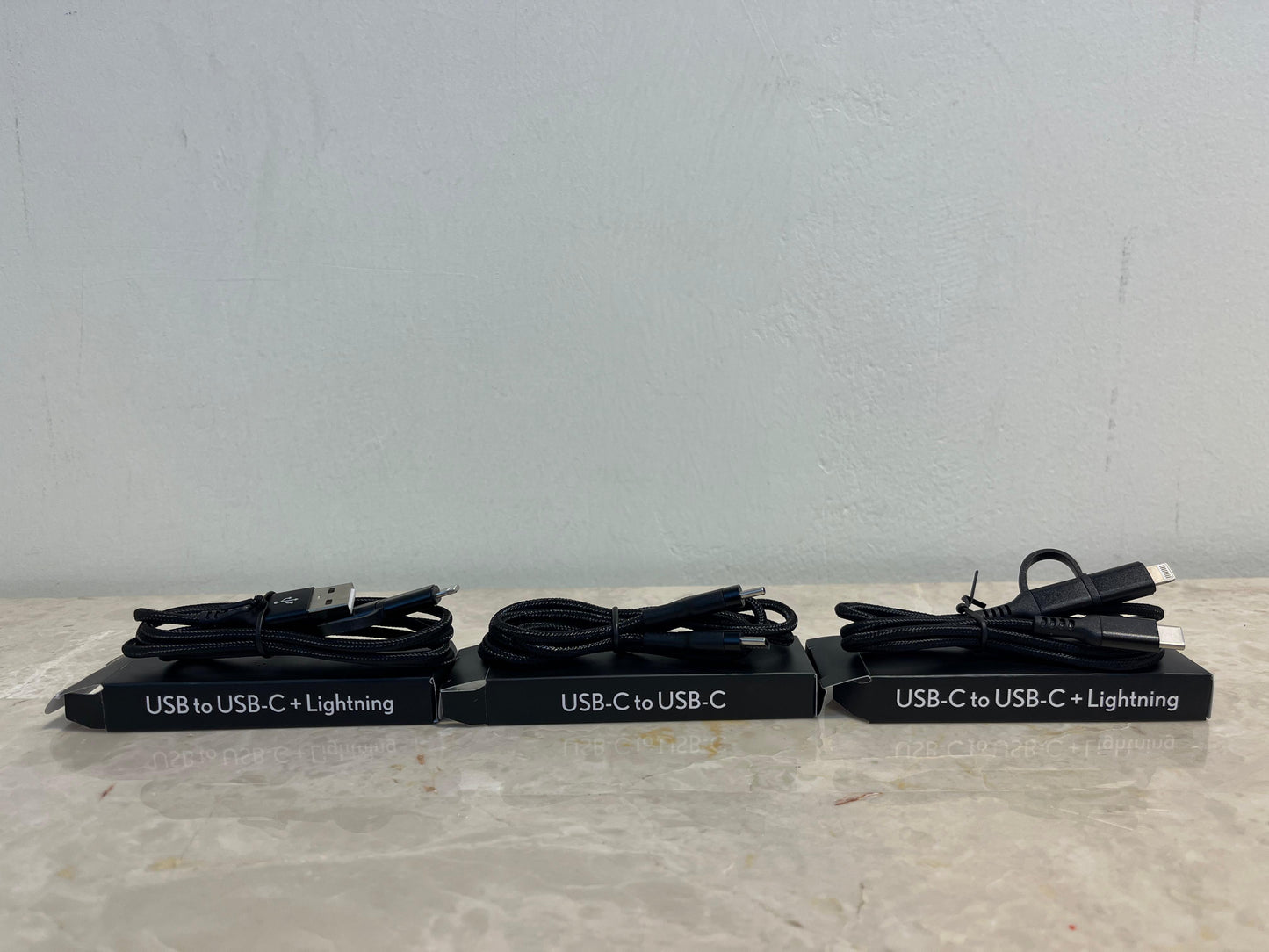 USB Connectivity Mobile Cable Pack (USB, USBc, Lightening)
