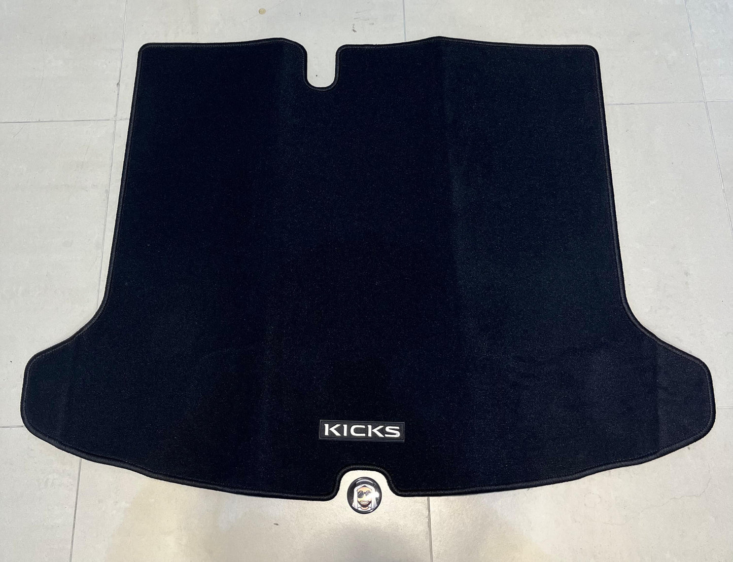 Nissan Kicks P15 Black Trunk Floor Mat with Logo