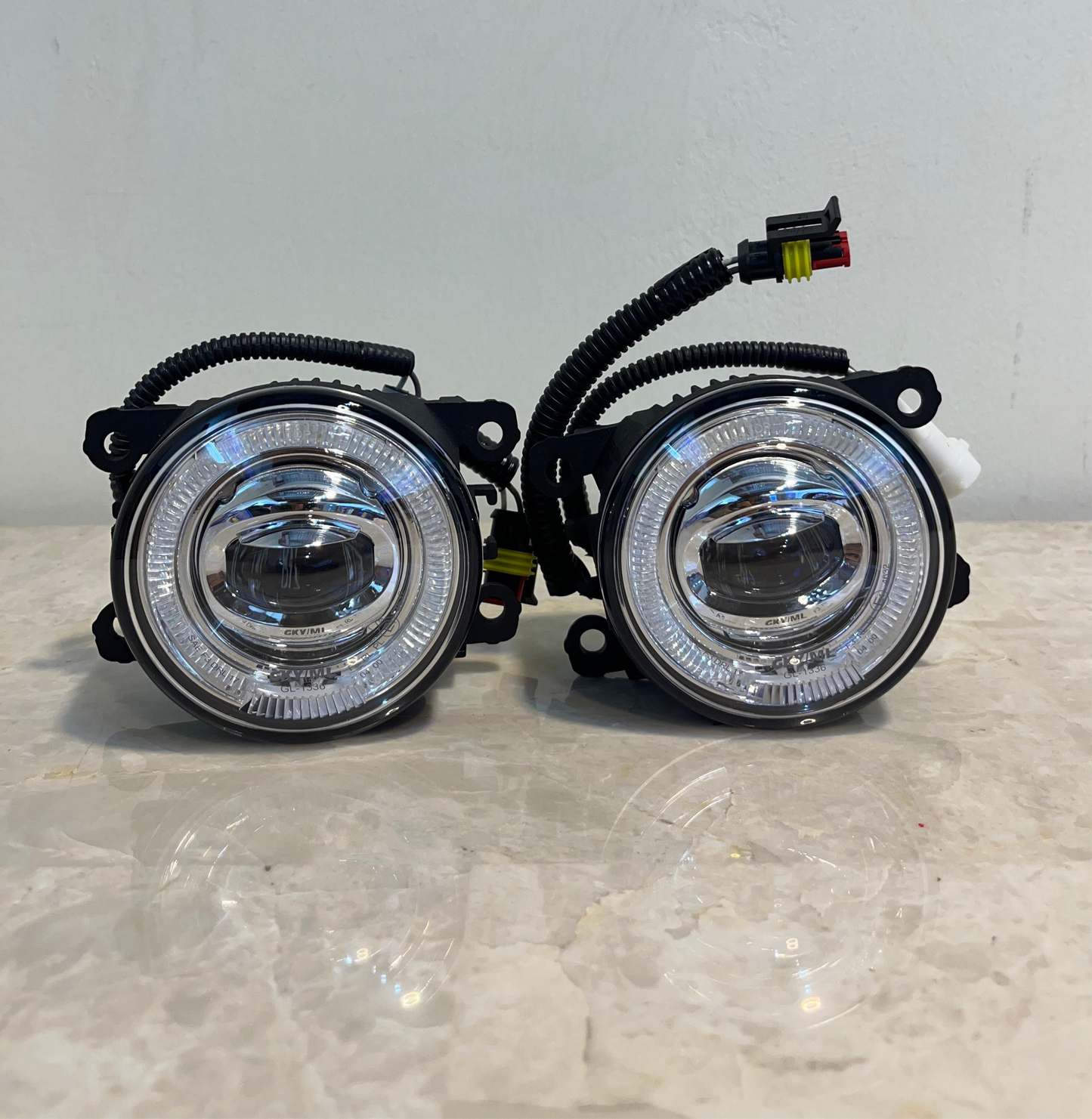 Halo DRL LED Fog Lights Nissan Patrol Y61 VTC GU
