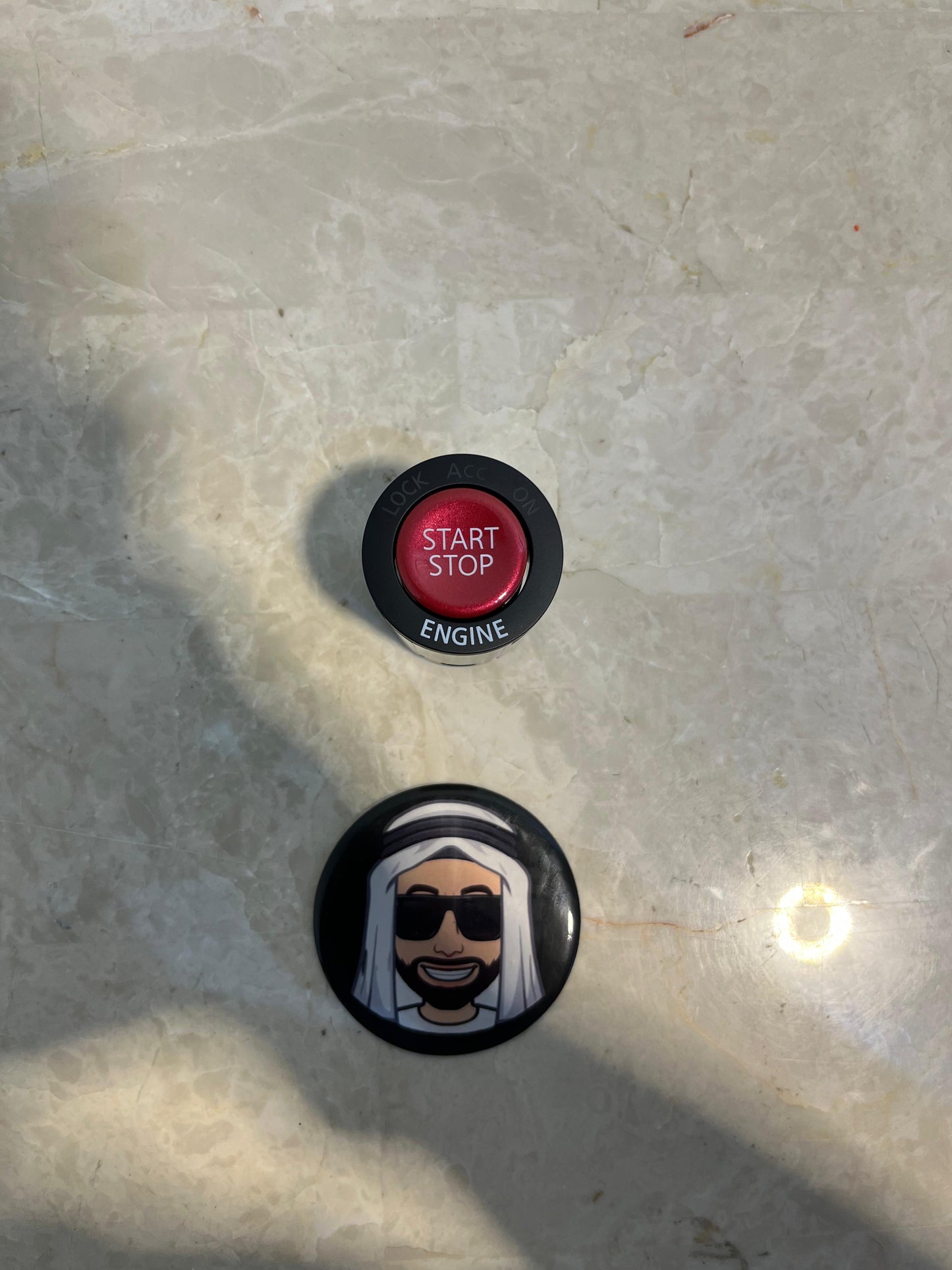 Y62 NISMO Red Start Stop Engine Button - Nissan Patrol