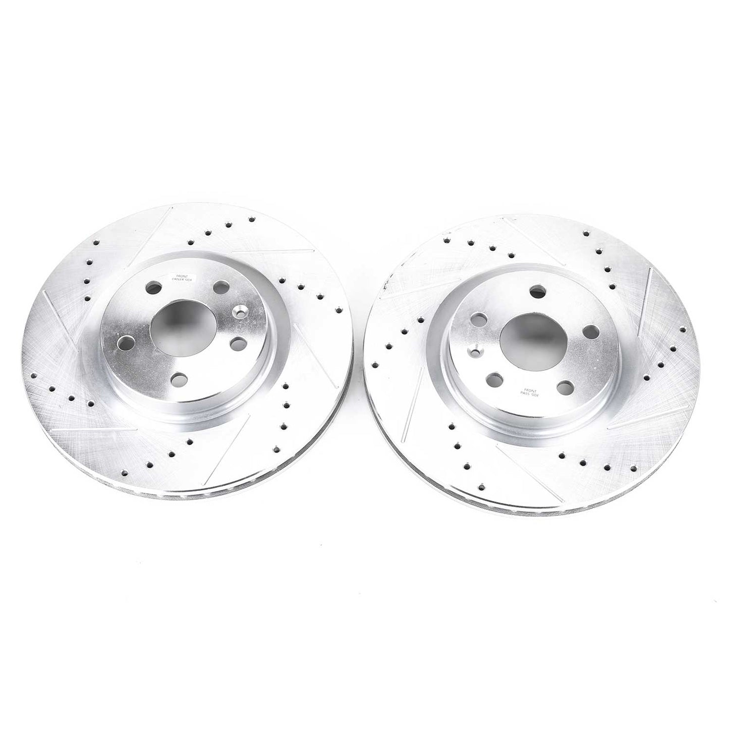 Cadillac CTS (2008-2014) - Front Drilled and Slotted Brake Disc Rotors by PowerStop Evolution (Chevrolet Caprice USA) (AR82125XPR)
