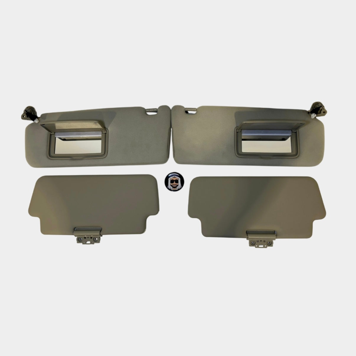 Double Sun Visor Set with Mirror and Light Nissan Patrol Y61 VTC GU