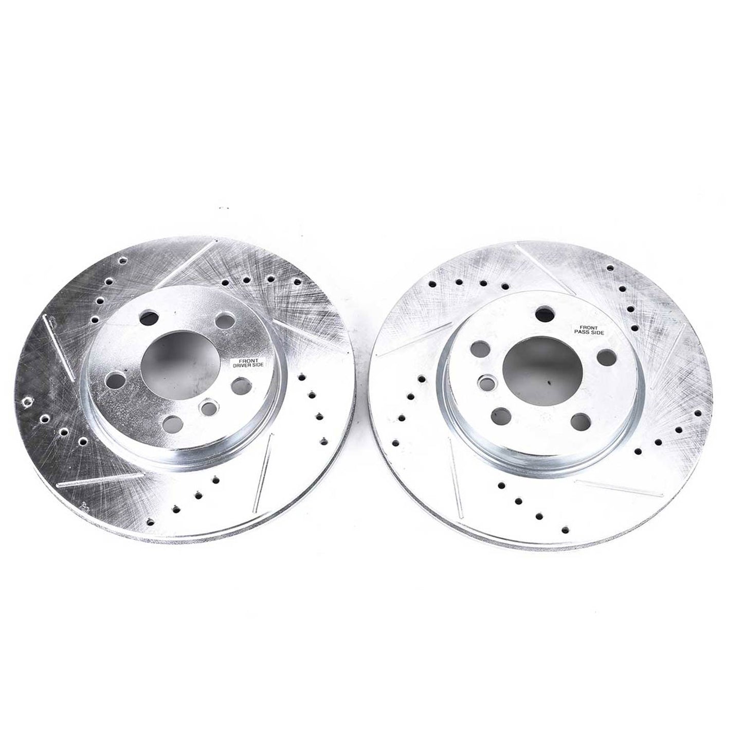 Front Drilled and Slotted Brake Disc Rotors by PowerStop Evolution EBR1647XPR