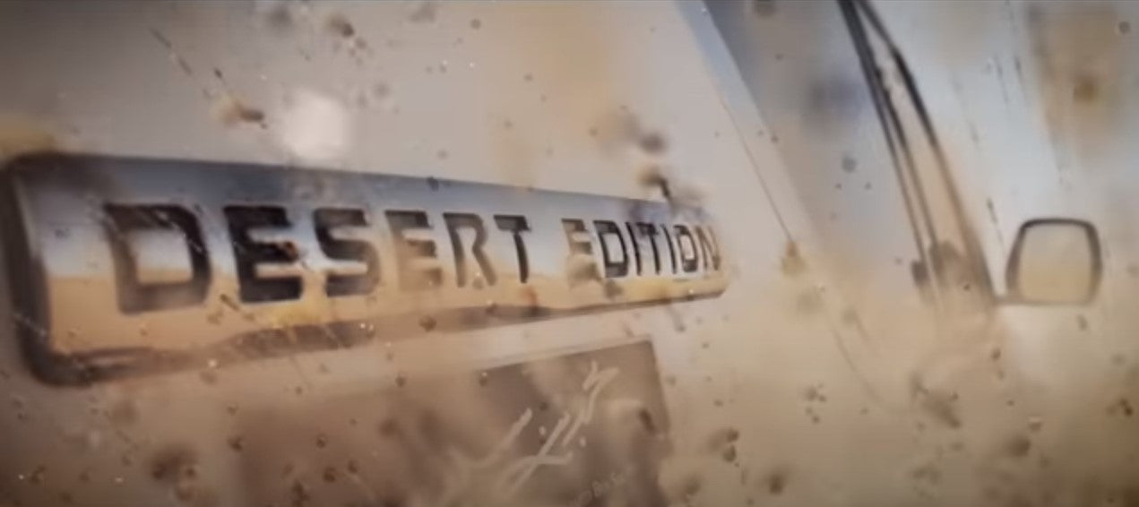 Desert Edition Emblem Badge Nissan Patrol Y62