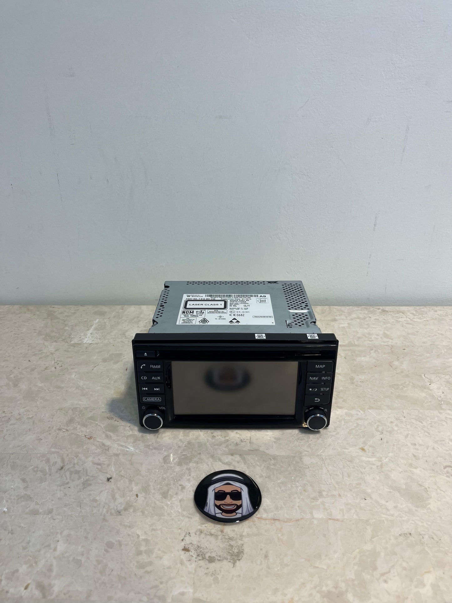 Super Safari Front Screen with volume knob Nissan Patrol Y61 VTC GU
