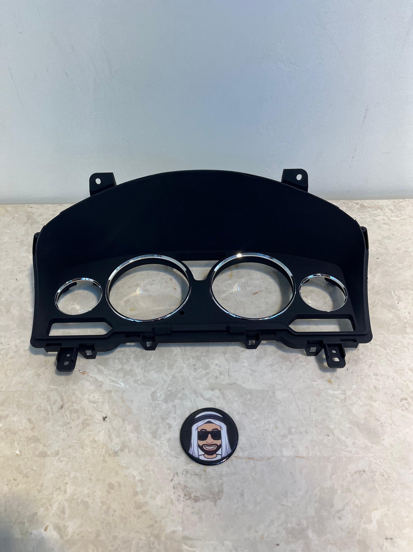 Chrome for Laser Speedometer (Nissan Patrol Super Safari VTC Y61 GU)