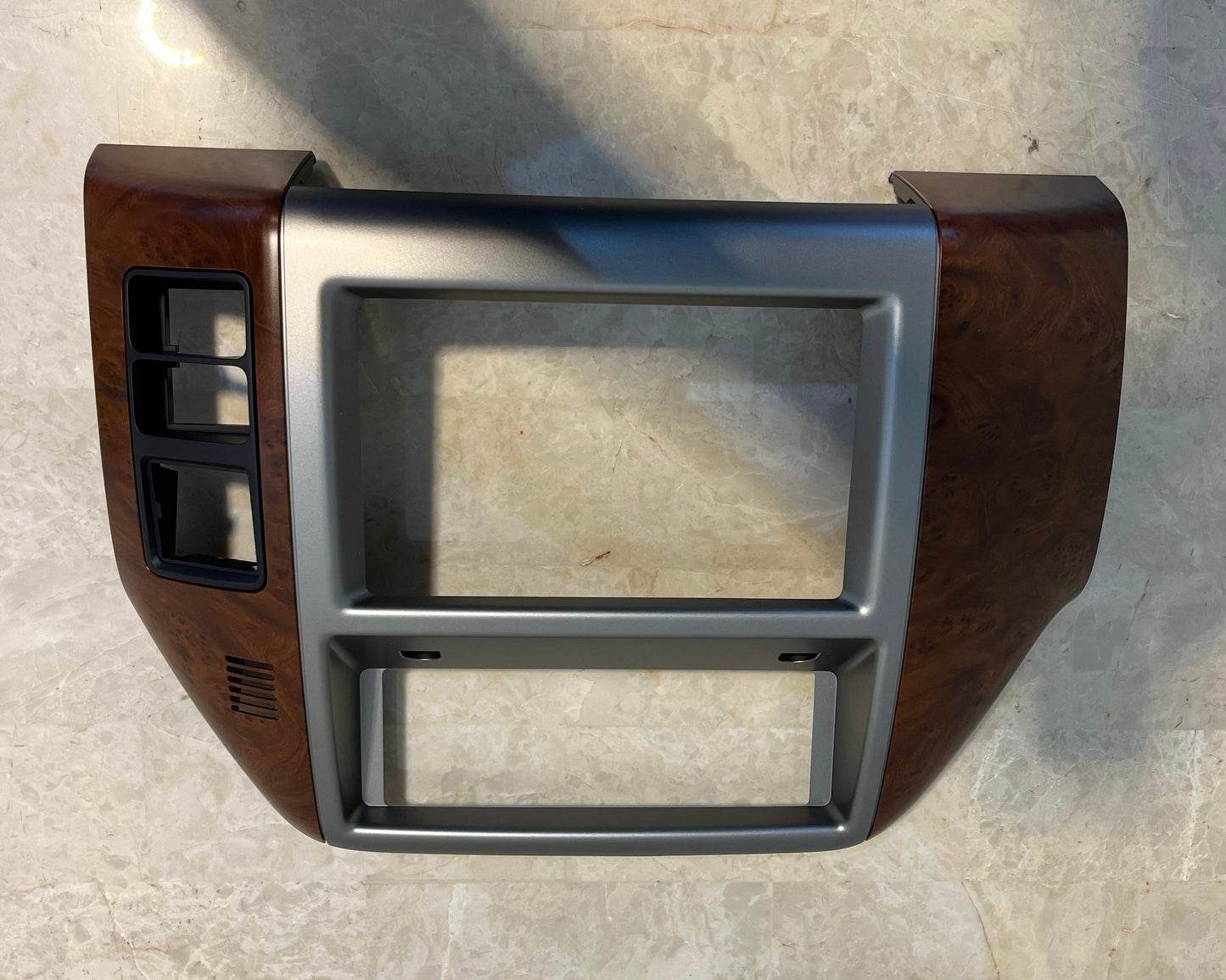 Dash Trim Screen Frame (Matt Brown Wood, Safari Screen Size) Nissan Patrol Y61 VTC GU