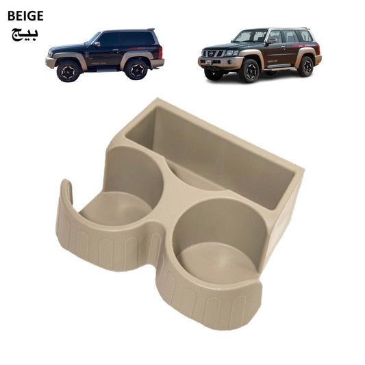 3-in-1 Beige Large Cup Holder Nissan Patrol Y61 VTC GU
