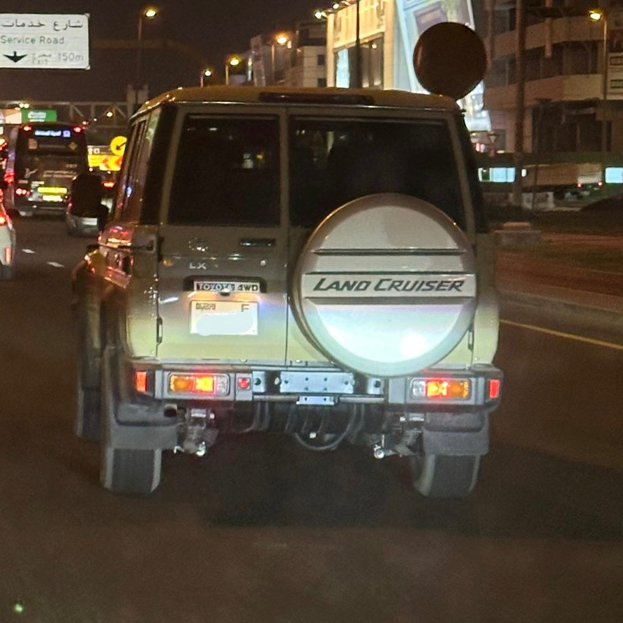 Spare Wheel Cover - Toyota Land Cruiser LC70 LC79 (Alloy Wheels)