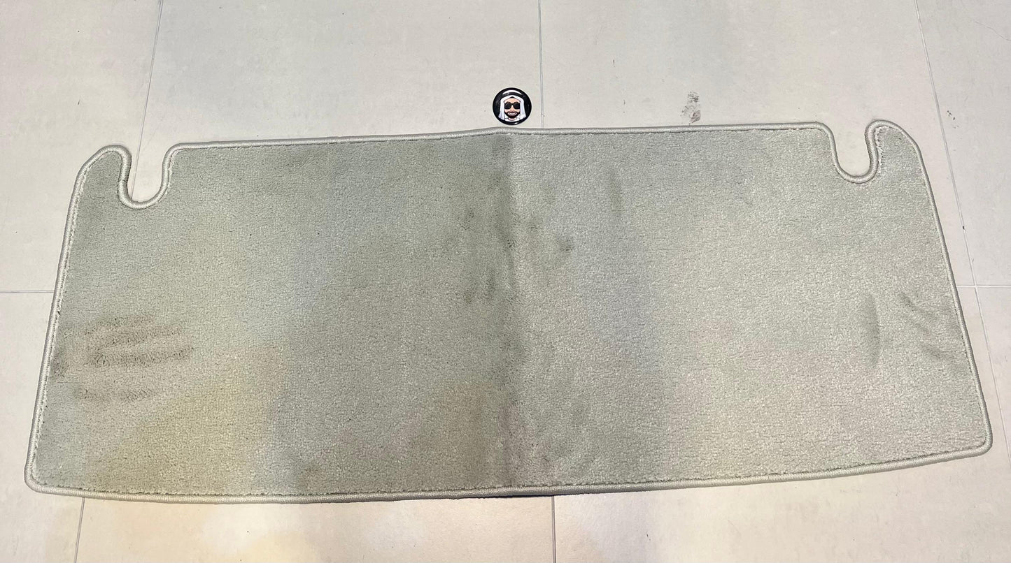 Nissan Patrol Y62 Beige Trunk Floor Mat with Logo