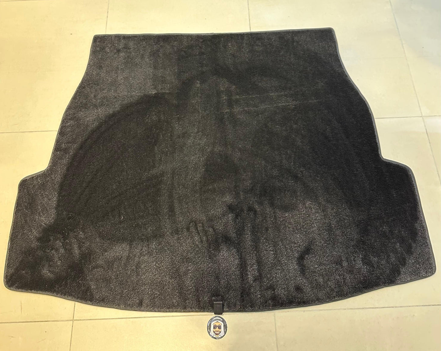 Black Rear Trunk Floor Mat – Toyota RAV4 (2019–2025)