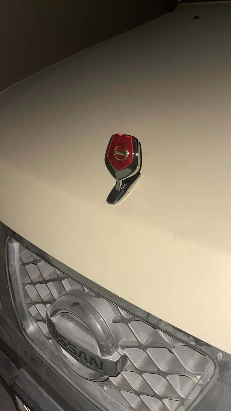 Y61 Front Hood Emblem Badge (Red) Ornament Nissan Patrol Y61 Super Safari VTC GU