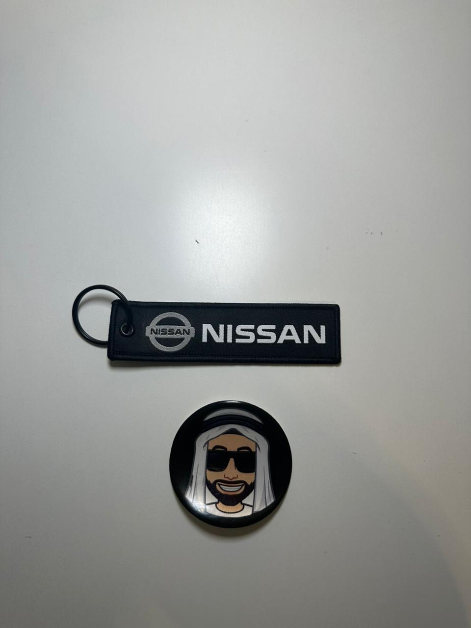 Nissan Key Chain Black and Grey