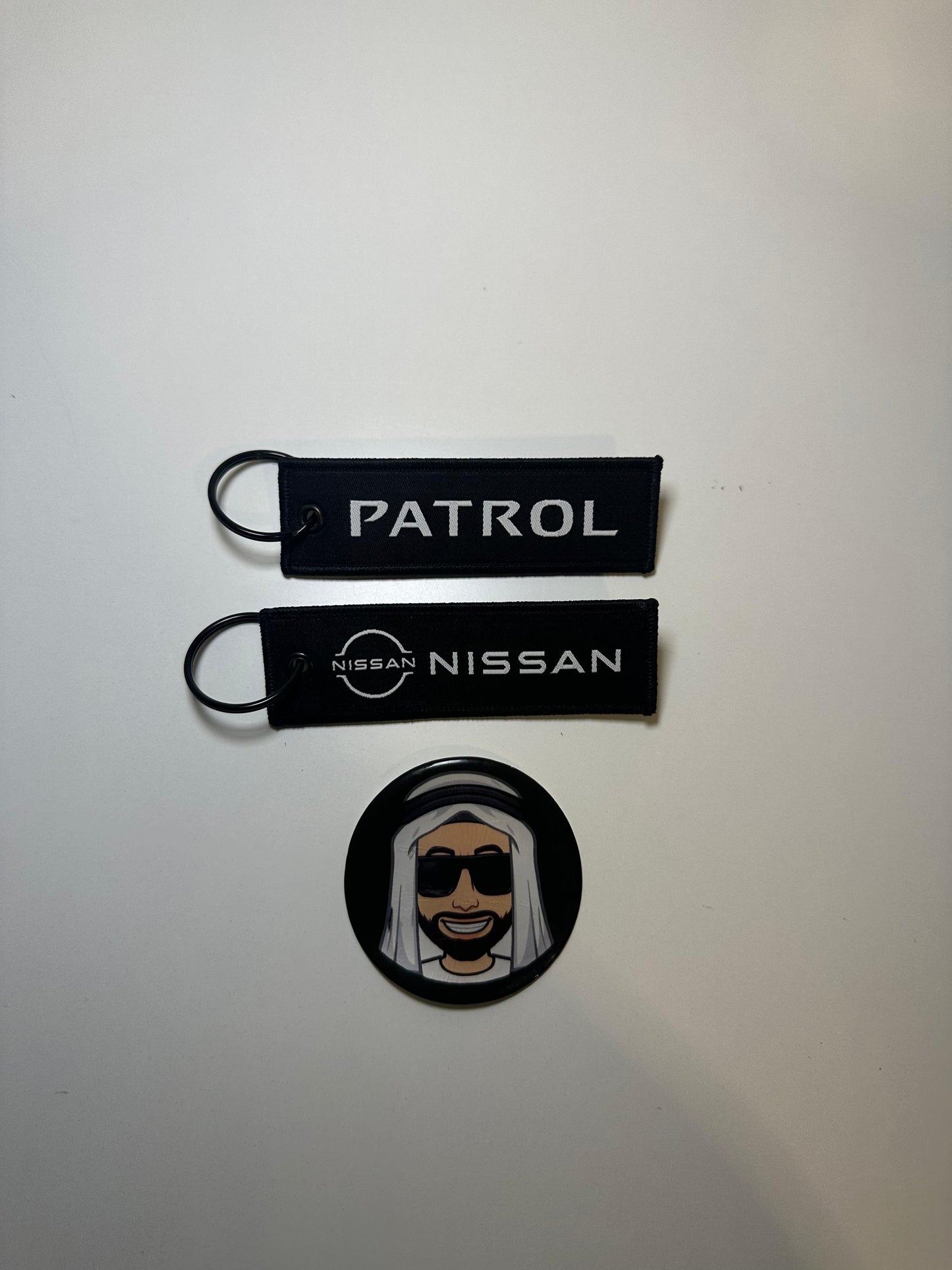 Nissan Patrol Key Chain Black and Grey