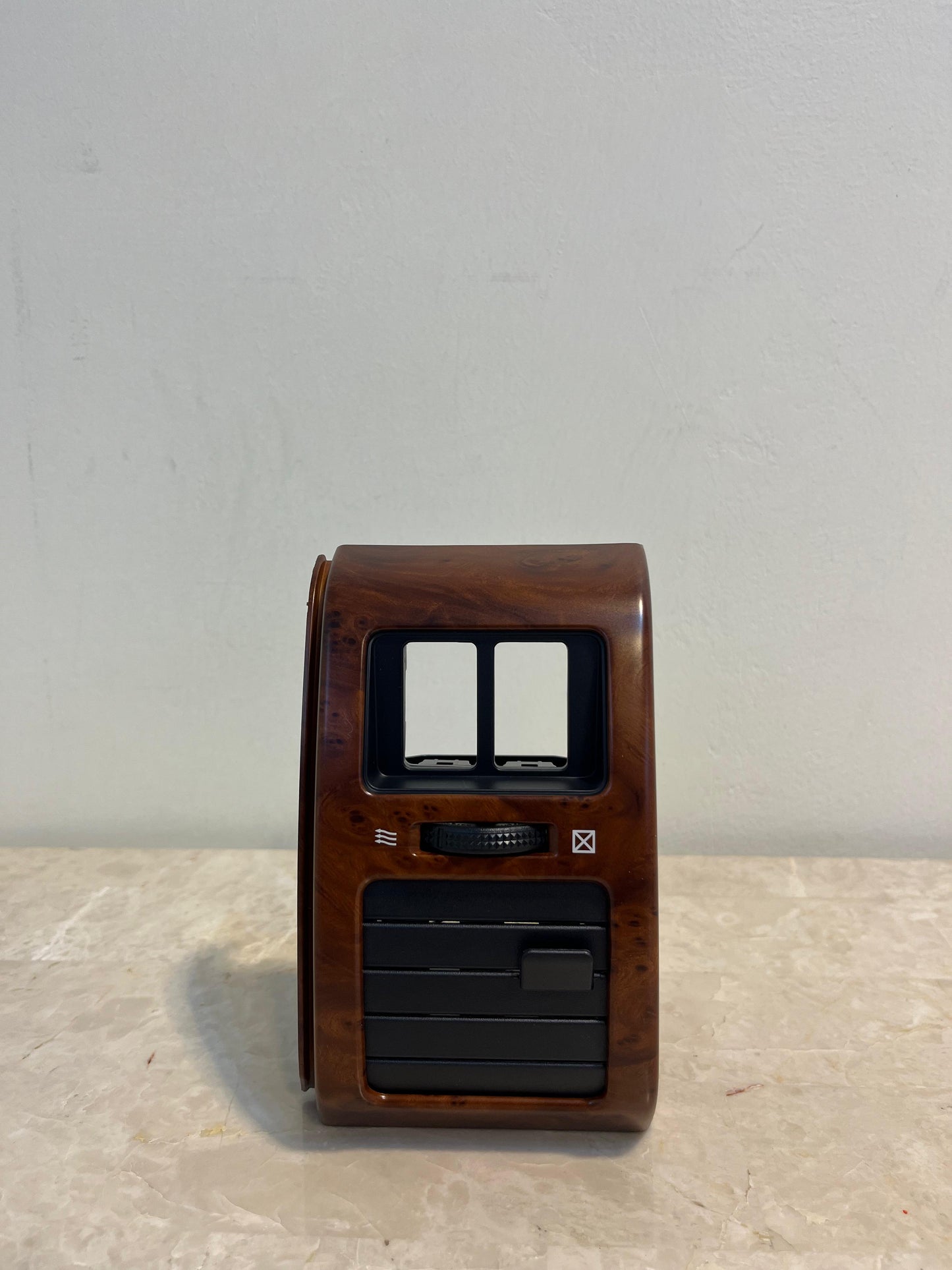 Front Left (Driver Side) AC Vent Trim (Matt Brown Wood Safari) Nissan Patrol Y61 VTC GU