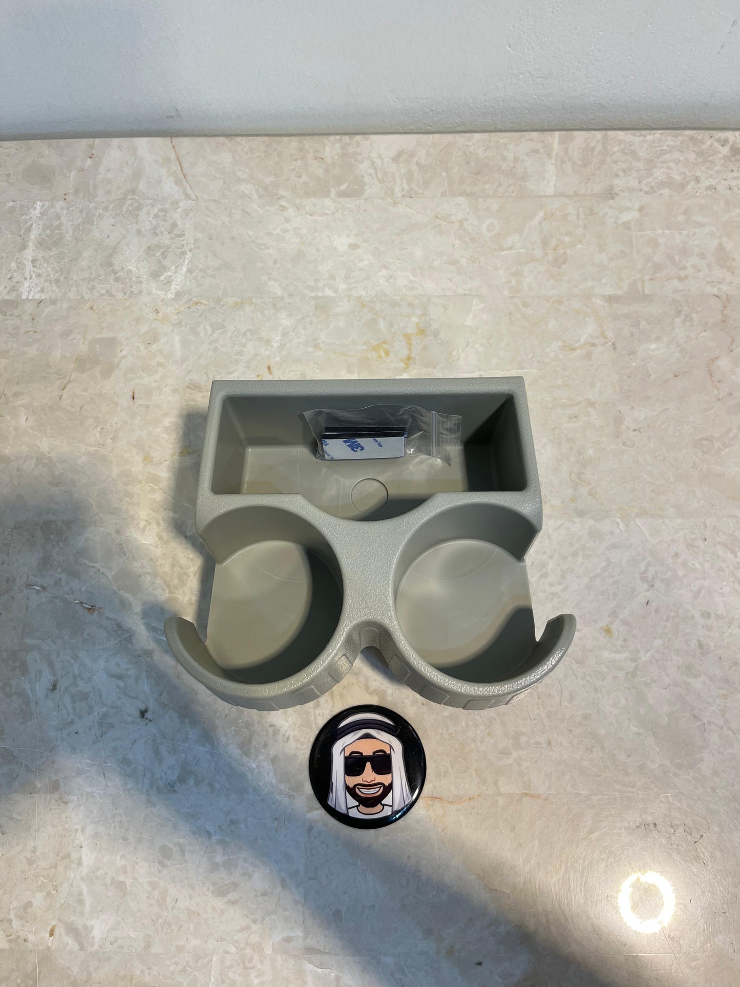 3-in-1 Beige Large Cup Holder Nissan Patrol Y61 VTC GU