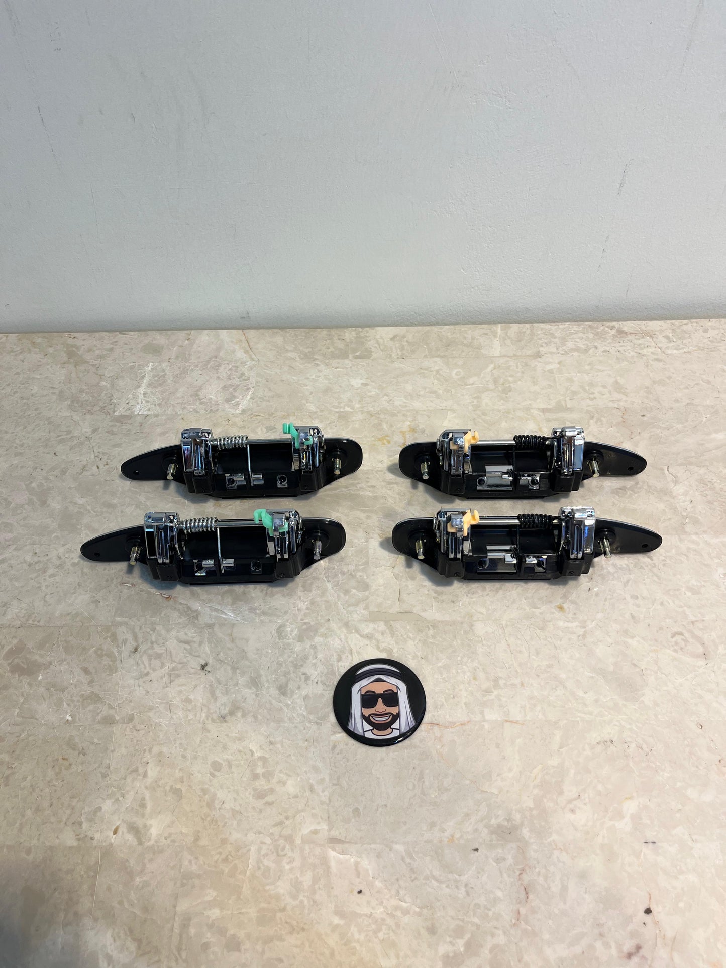 Set of 4 Chrome Safari Door Handles - Nissan Patrol Y61 GU VTC